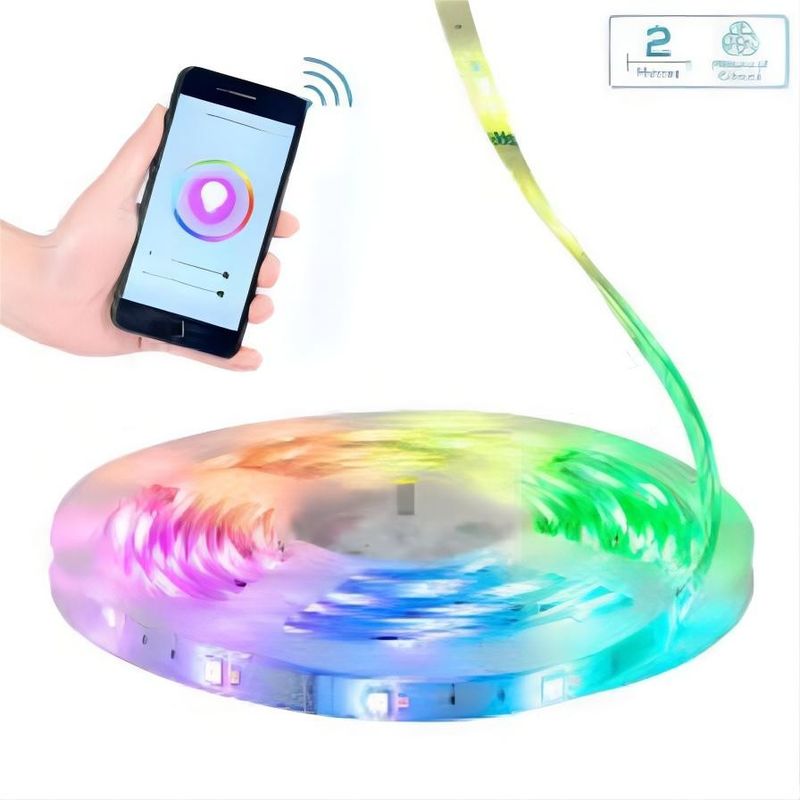 Afstandsbediening 5050 RGB LED Strip Flexibel 30LED RGB DC 12V CE RoHS Voor thuis
