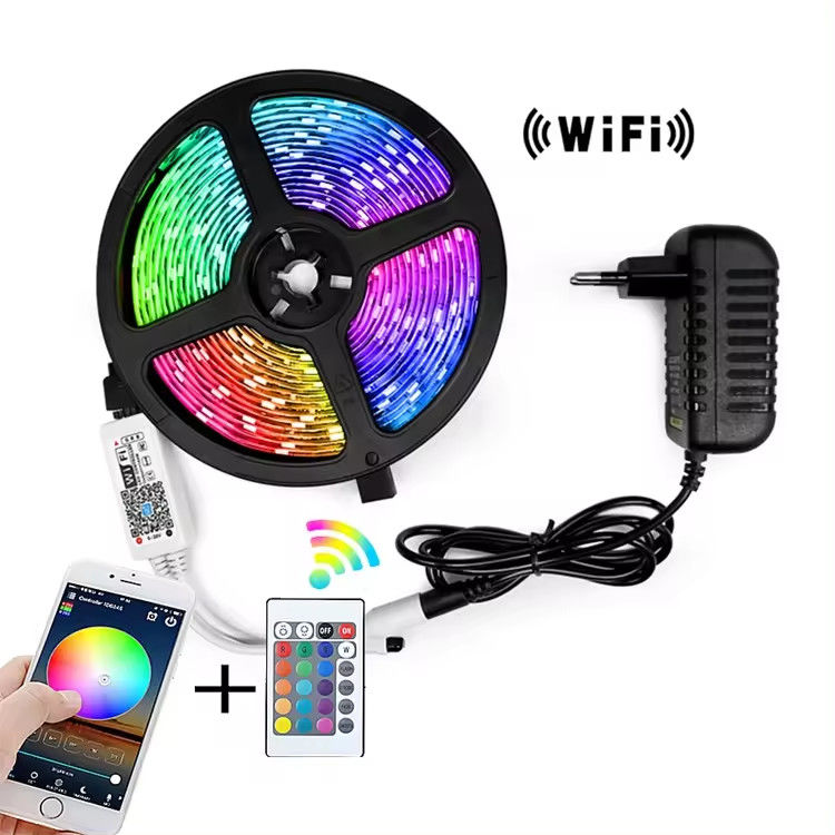 5Meter 150 leds TV achterlicht led strip DC5V afstandsbediening 24 sleutels SMD5050 RGB Strip Tira USB-poort Strip Flexibel led
