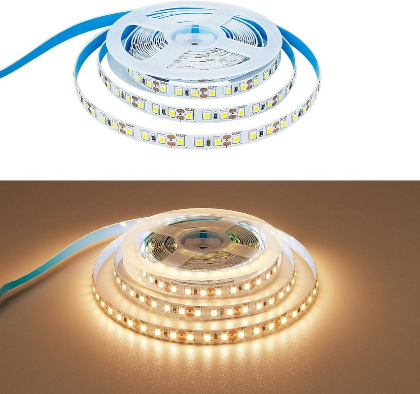 2835 LED-strooklichtbron 5M/rol DC 12V/24V Witte PCB-uitstralende kleur voor binnenverlichting