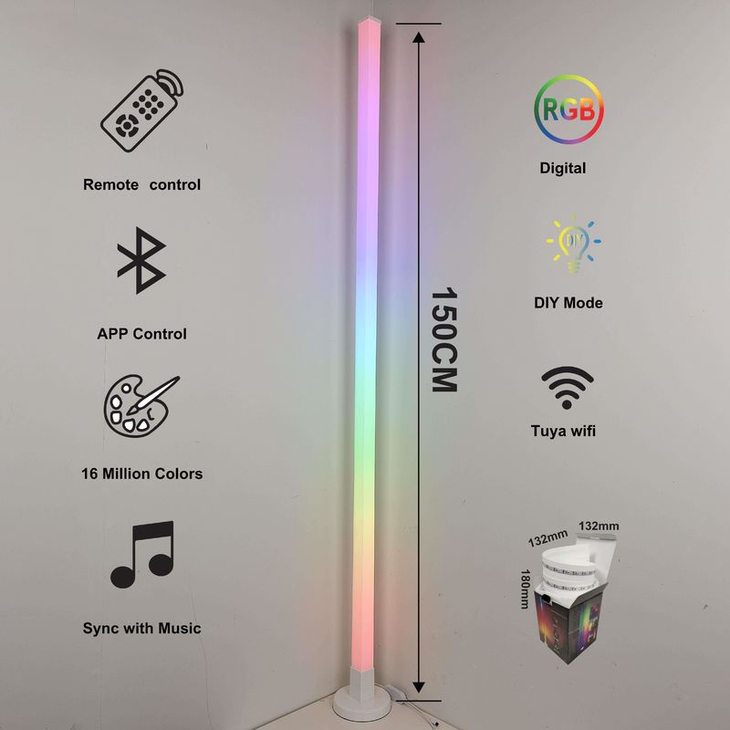 Moderne en populaire slaapkamer vloerlampen woonkamer diverse atmosfeerlampen Intelligente APP-besturing