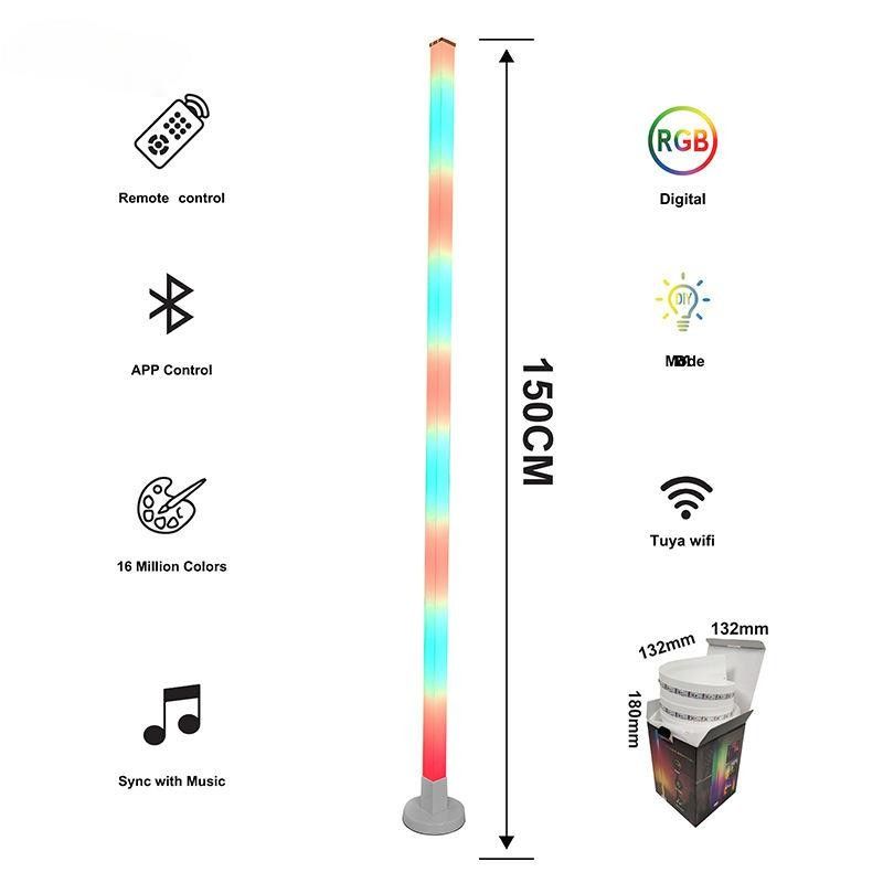 Moderne en populaire slaapkamer vloerlampen woonkamer diverse atmosfeerlampen Intelligente APP-besturing