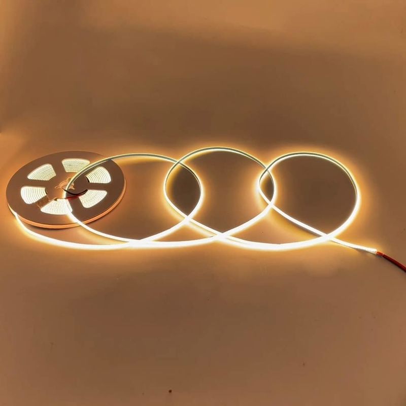 Super smal 3 mm breed COB LED-strooklichten 400Leds/m Dimmable 5m Langere levensduur