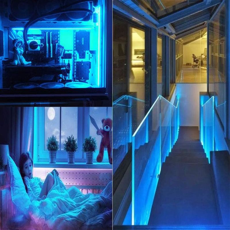12V 240LEDS SMD 2835 LED Strip Light 1200LEDs 16.4ft Niet-waterdicht Kleuren Rood Groen Blauw Oranje Voor Bar
