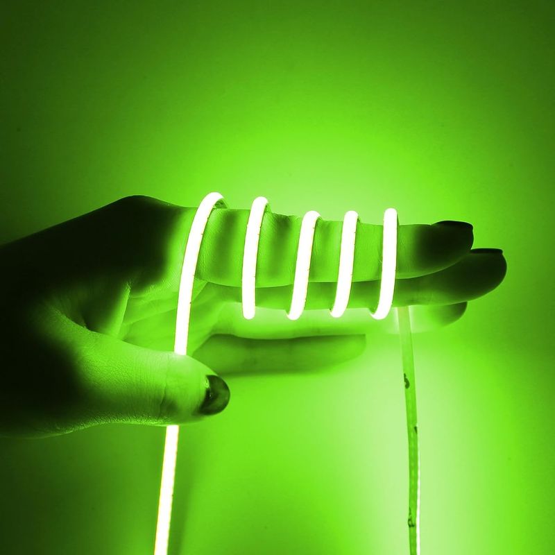 3 mm breedte supernauwe COB LED-strook 400Leds/m IJsblauw 5m langere levensduur aangepaste verlichting