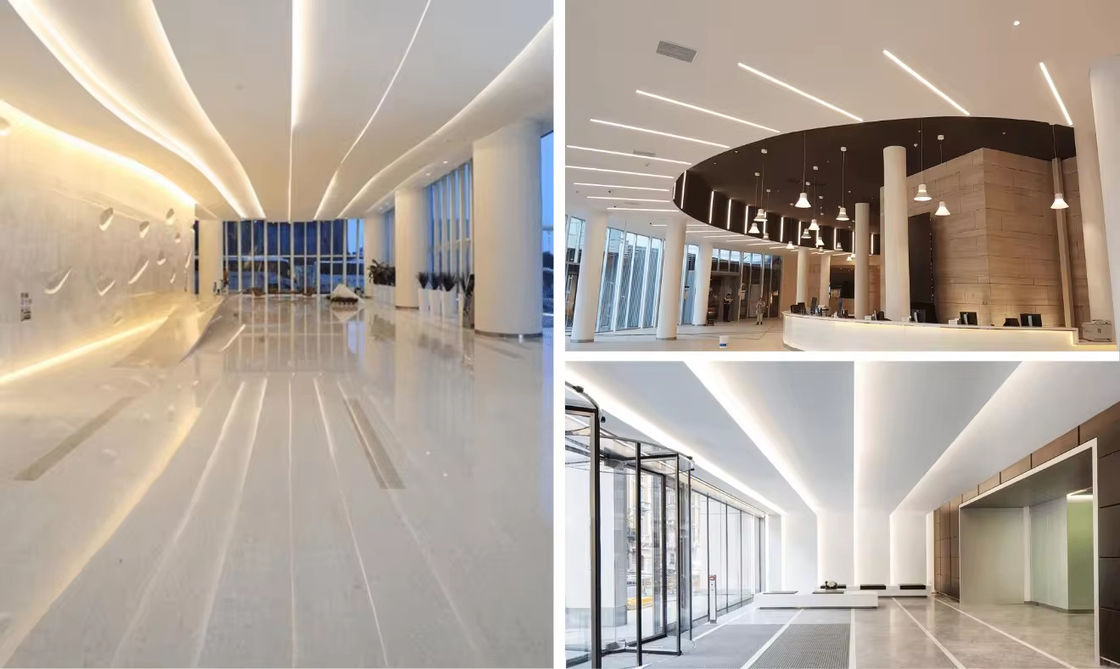 Super breed super helder COB led strip RA90 30mm 1600chips 5 rijen 40W/M DC24V COB LED Strip Lights voor plafond project