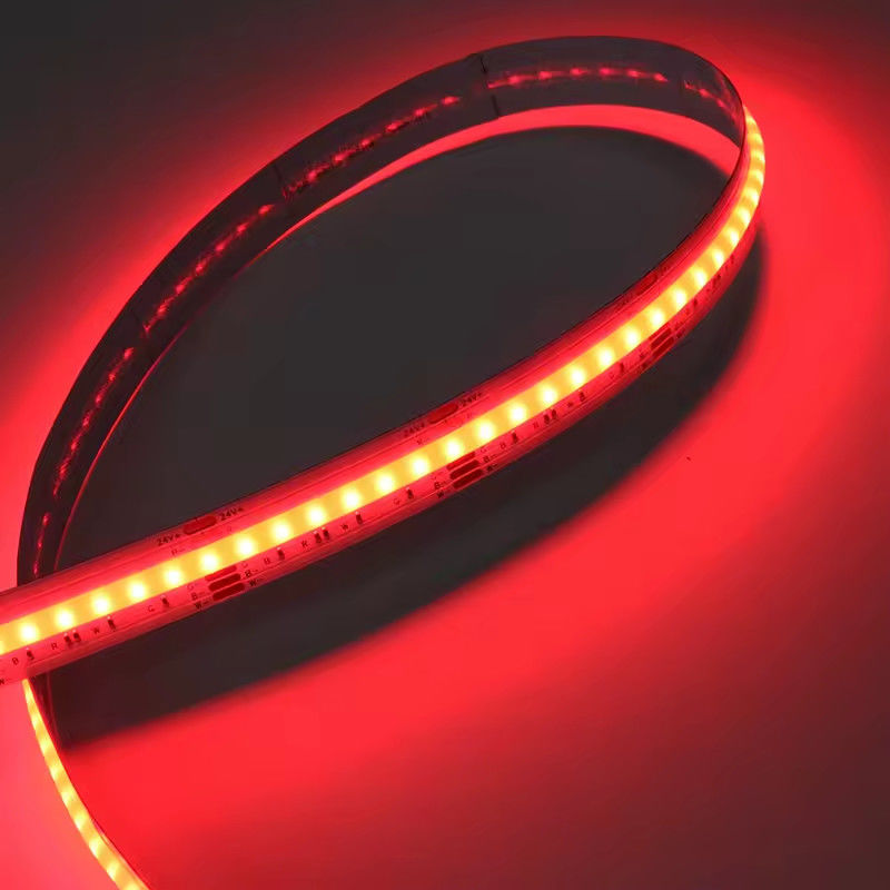 Superhelderheid COB led strip RGB 12mm meerdere kleuren 120 graden super breed 1080 LEDs/m COB strip licht volkleur