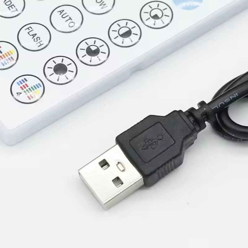 Smart LED 5V 44ekys RGB LED Strip controller wifi tuya APP USB Bluetooth dimmer luce striscia Controller voor LED Strip