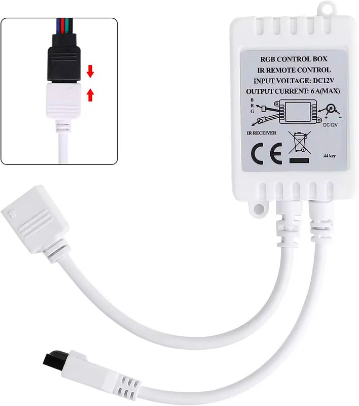 Originele fabriek 44 sleutels 5V 12V 24V RGB led Controller RF draadloos led licht Monochroom dimmer Remote controller voor led
