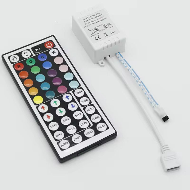 Originele fabriek 44 sleutels 5V 12V 24V RGB led Controller RF draadloos led licht Monochroom dimmer Remote controller voor led