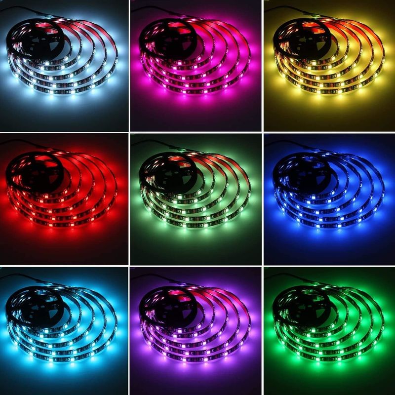 Dimmable SMD Flexible RGB LED Strip 60leds/m DC12V Input voor kleurrijke omgeving