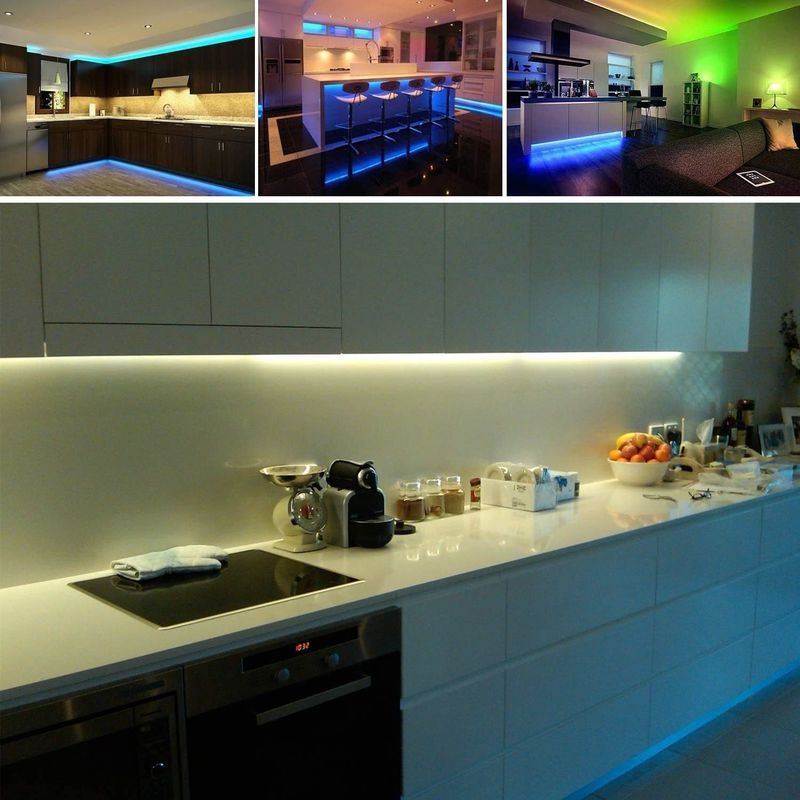 Dimmable SMD Flexible RGB LED Strip 60leds/m DC12V Input voor kleurrijke omgeving