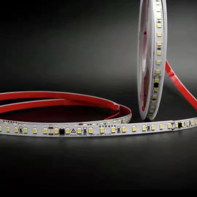 220v Geen bestuurder nodig 10cm Snijdbaar 2835 Led Strip IP65 120 Led Tape Light Niet-waterdicht IP20 Flexible Led Strip