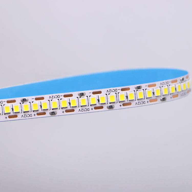 DC12V/24V 10mm 5M/Roll 2835 80Ra LED strip met wit PCB en 120° straalhoek