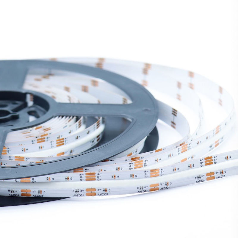 784 LED's/m RGBW Chip COB LED strips Dimmable -20°C tot 60°C DC 24V Invoerspanning