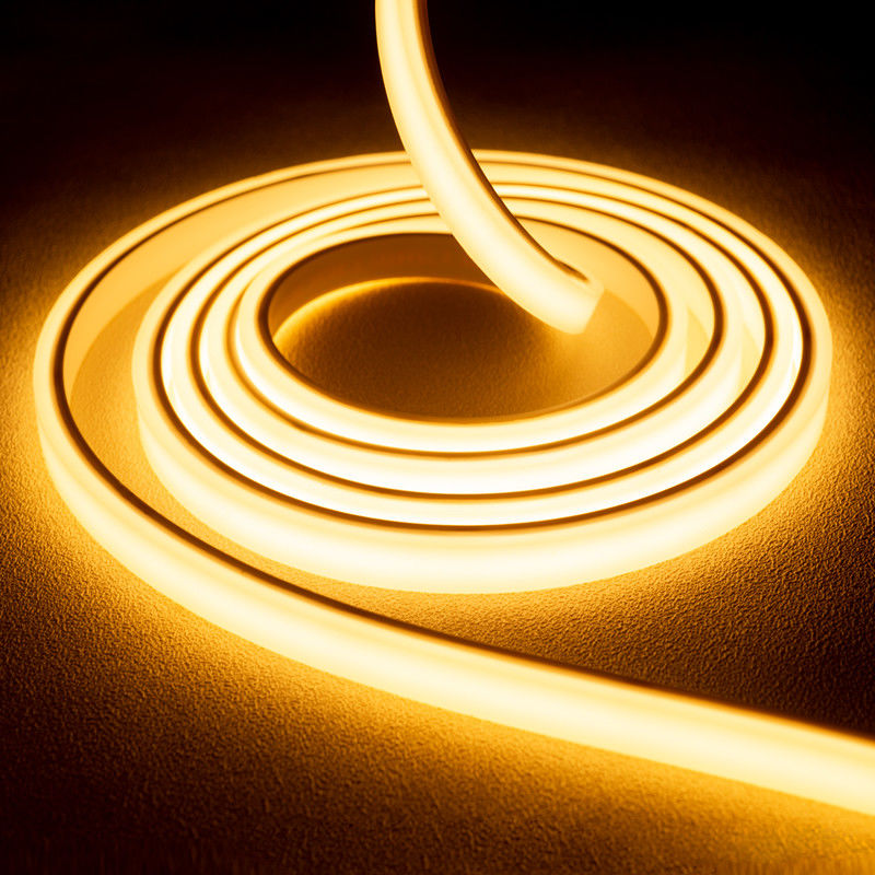 Warm witte 2700K siliconen neon LED-licht met 12W/m uitstralende kleur en IP68 waterdichtheid