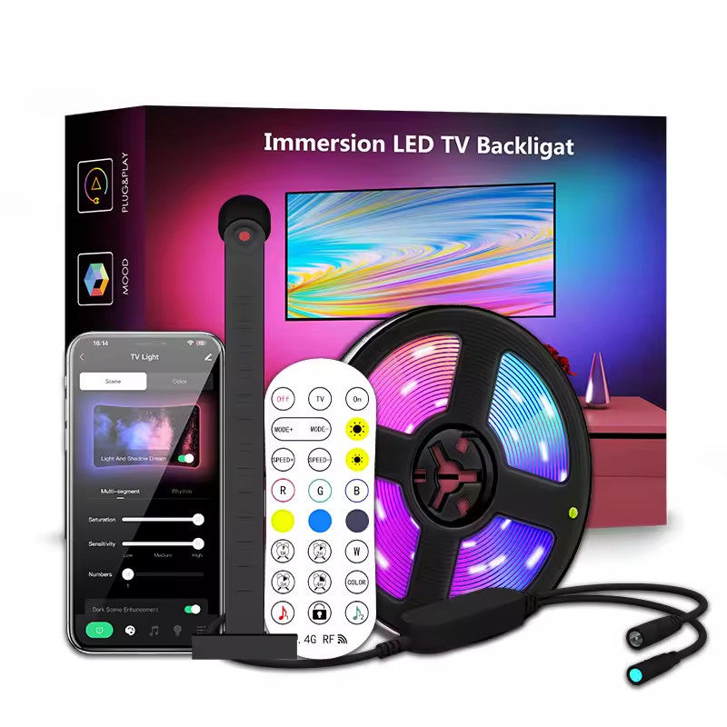Home Decoration 3.8M 5M USB IP20 TV LED achterlichten met muziek WIFI TUYA Smart Home APP Control