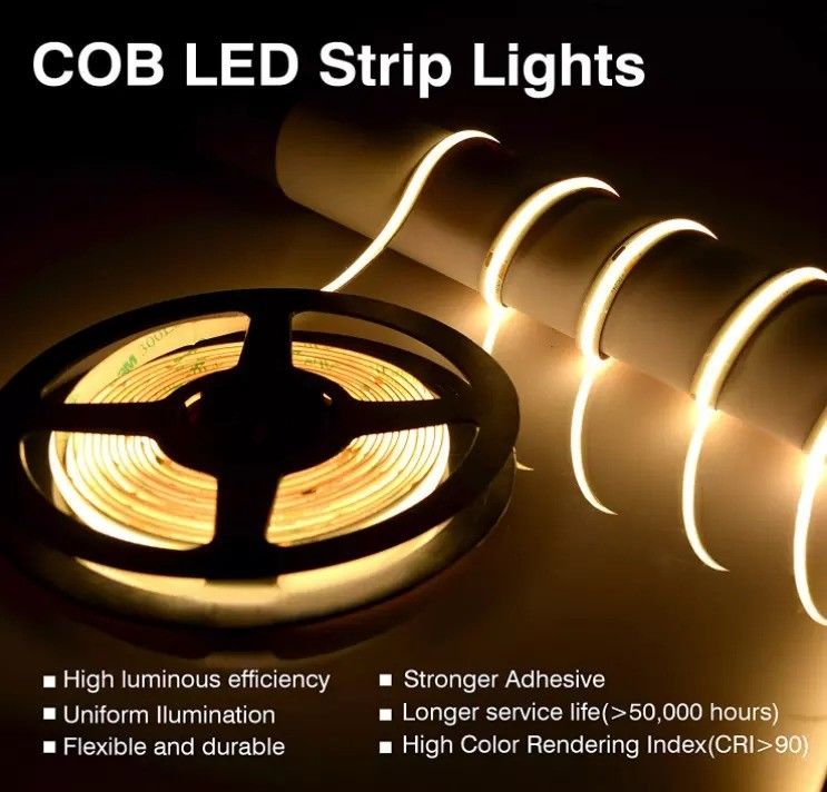 Innen/buiten decoratie waterdicht profiel licht COB LED strip met sensorbesturing