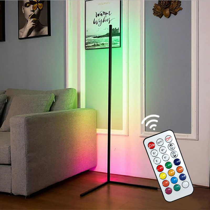Moderne decoratieve binnenverlichting LED vloerlamp RGB IC Smart Corner Atmosphere Light