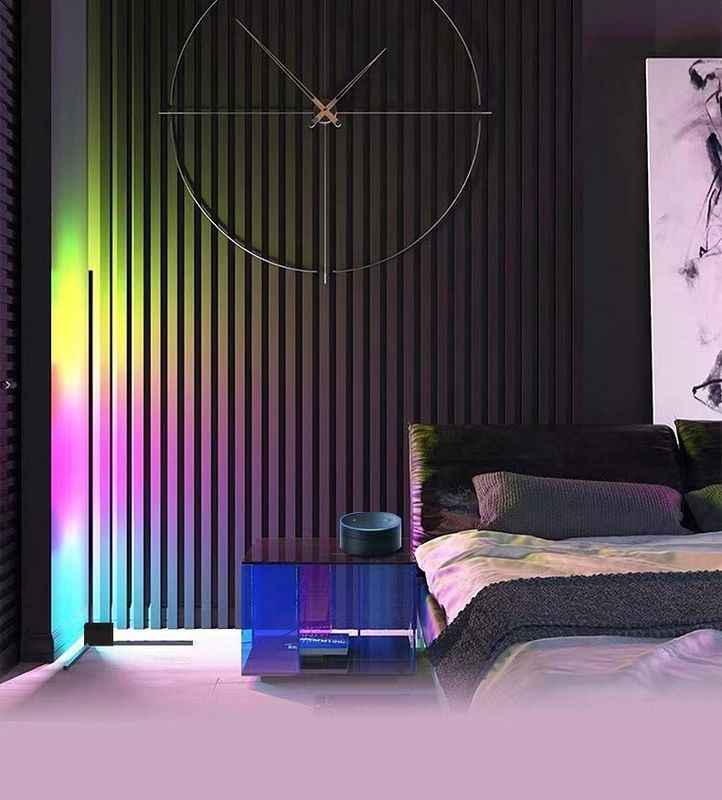 Moderne decoratieve binnenverlichting LED vloerlamp RGB IC Smart Corner Atmosphere Light