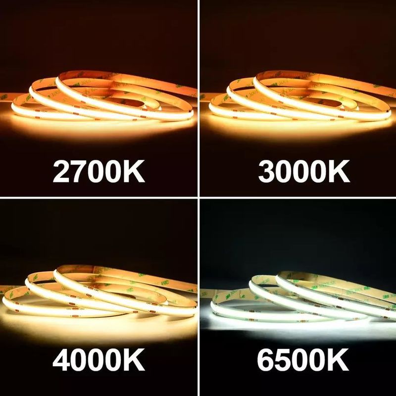 12W waterdicht IP20 COB 480 LED's 12V 8mm 10mm LED-strooklicht voor tuinversiering