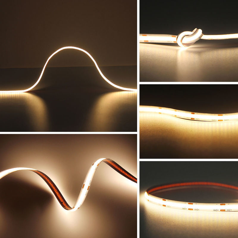 120 graden straalhoek COB 320 led 24V 8mm 10mm LED-strooklicht voor tuinversiering