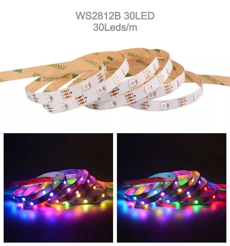 Waterdicht 12V ws2812 ws2811 Led Strip 60leds voor Magic Color RGB Decoration CRI Ra 80