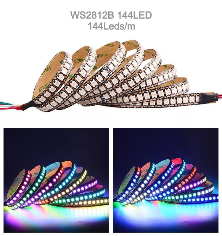 Waterdicht 12V ws2812 ws2811 Led Strip 60leds voor Magic Color RGB Decoration CRI Ra 80