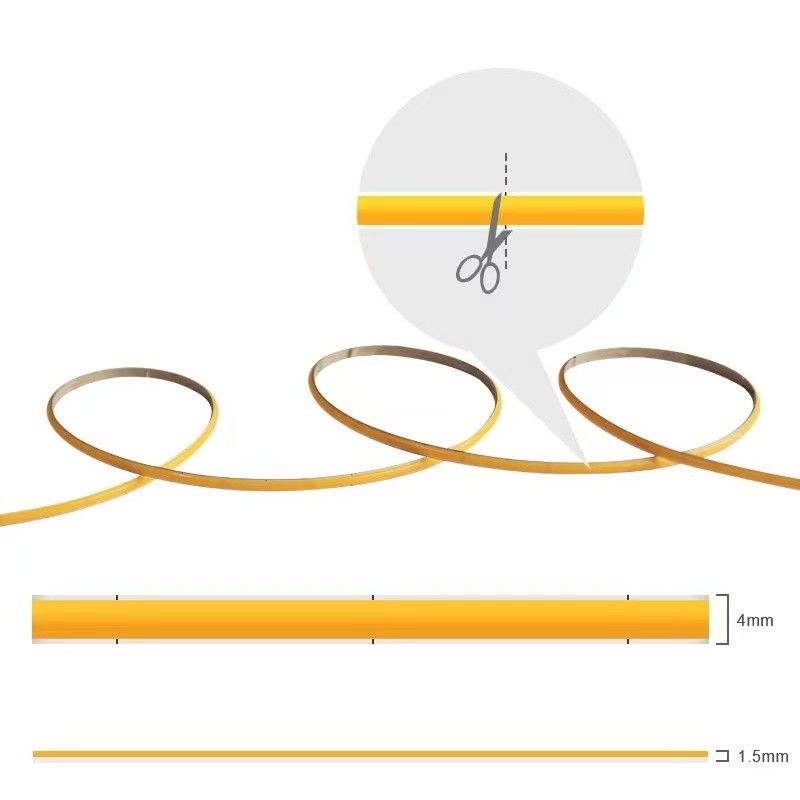 Aangepaste flexibele 320 480 Leds DC 5v 10000 lumen Warm wit Rgb Fcob Cct Cob Led Strip licht magazijn