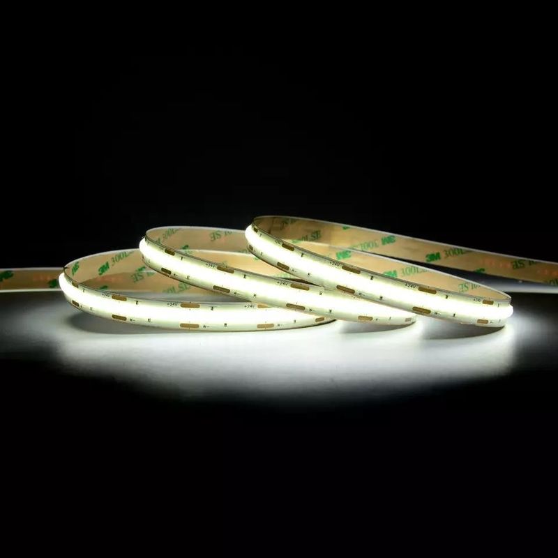 Aangepaste flexibele 320 480 Leds DC 5v 10000 lumen Warm wit Rgb Fcob Cct Cob Led Strip licht magazijn