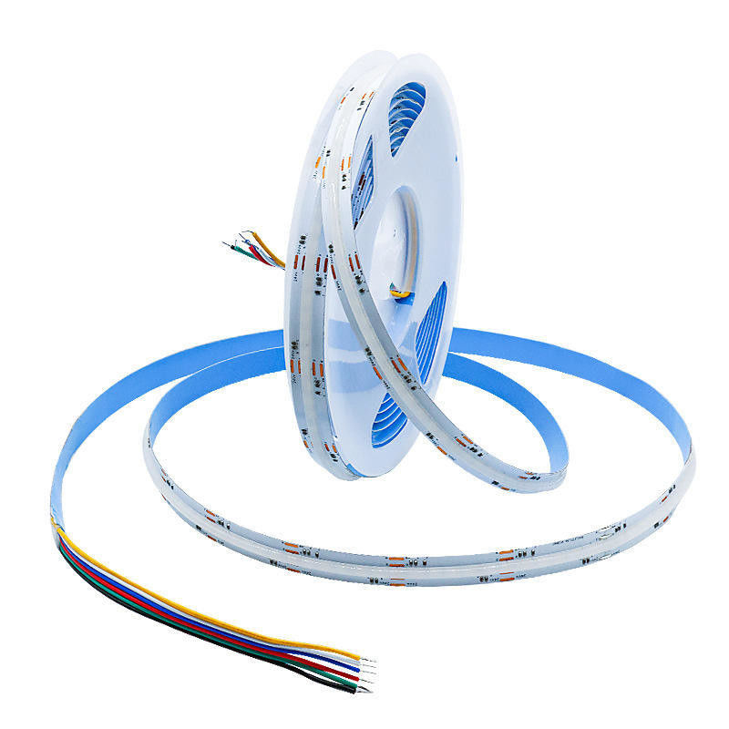 LED-band 5m/lot Smd 320 384 840 leds/m Waterdicht Flexibel Cob Led Strip Dc 24v Ra90 RGBCCT 3000k 4000k 6000k