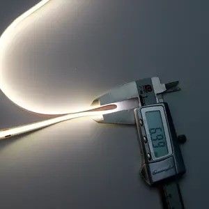 12v 24v 480 led Ce Rohs 3 Flexible Light Cob Led Strip met dimmer en ondersteuning dimming