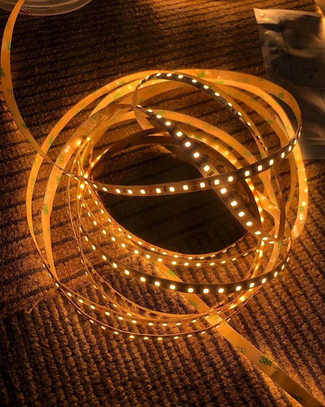 IP20 Landschapsverlichting 5m 10m 12v 24v 220v Rgbw Cob Light Strip