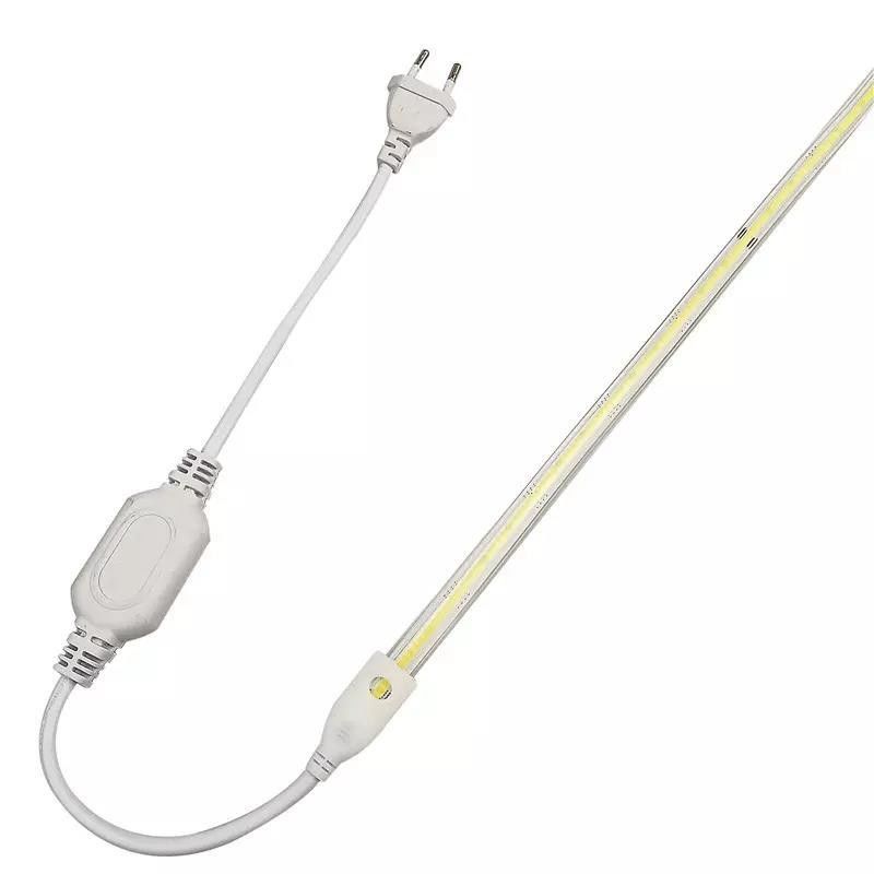 220v 280LEDs/m Wit/warmwit/neutraal wit COB LED strip CE RoHS 100m 50m Hoogspanning