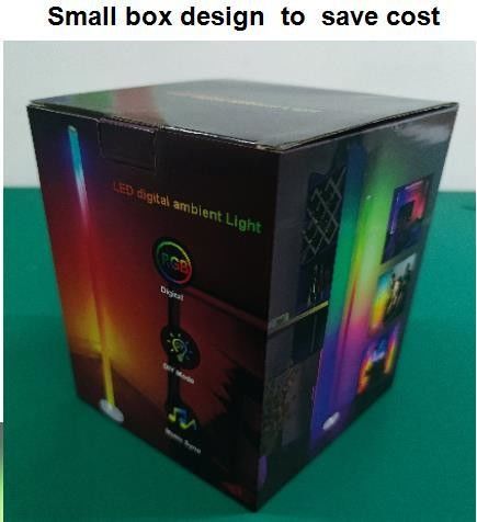 DC5V USB Moderne kleurrijke SMD LED-omgevingslicht voor productdimensie 35*35*1500mm