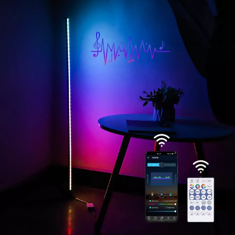 Afstandsbediening Ambient Sunset Lamp Smart Living Room RGB Kleurveranderend Decor Nachtverlichting