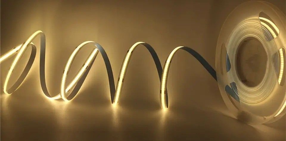 90lm/w Lamp Lichtdoeltreffendheid Smart COB Led Strip 12V 24V 5M 252leds voor reclame
