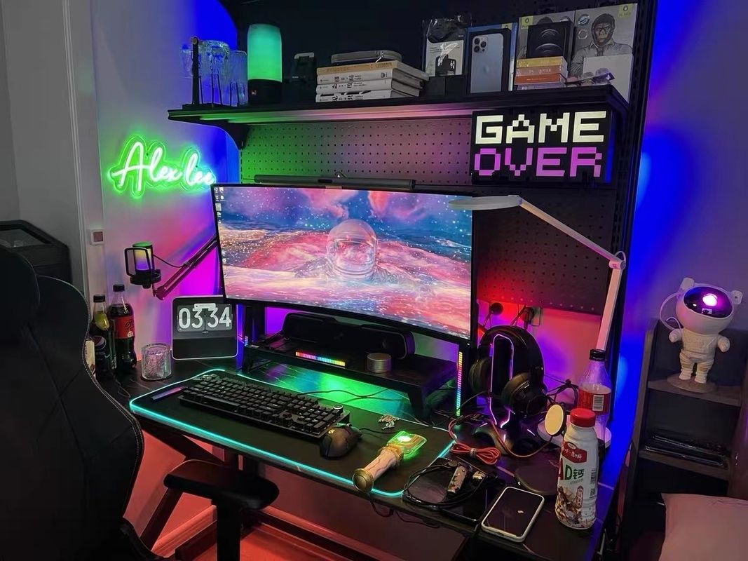 Spelverlichting Woonkamer Ambient Mood Light Rgb Decor Nachtverlichting Staande Led Hoekvloerlamp
