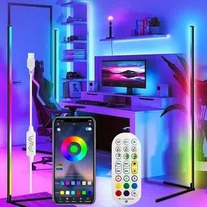 Spelverlichting Woonkamer Ambient Mood Light Rgb Decor Nachtverlichting Staande Led Hoekvloerlamp
