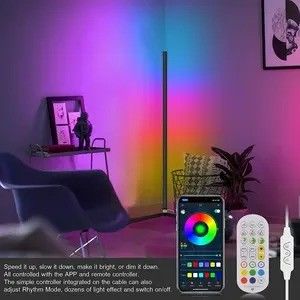 Slaapkamer RGB IC Gaming Lights Woonkamer Ambient Mood Licht Staande LED Hoek vloerlamp