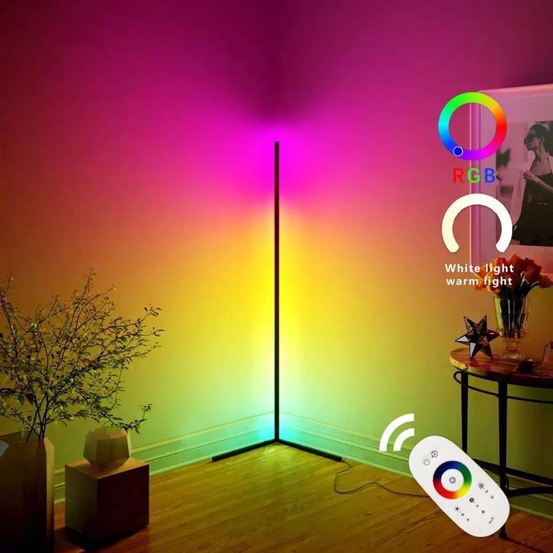 Gaming Lights Woonkamer Ambient Mood Light Rgb Decor Huis.hotel.verlichting Staande Led Hoekvloerlamp