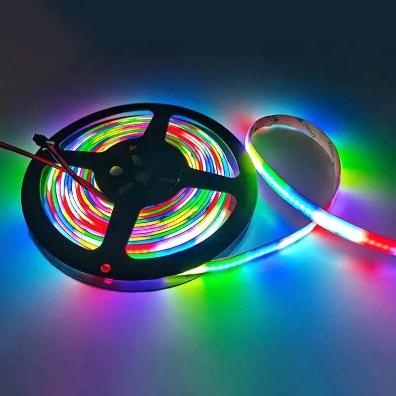 Lamp Lichtstroom lm 1000 24V 576leds/meter RGB COB LED Soft Light Strip Direct Goed