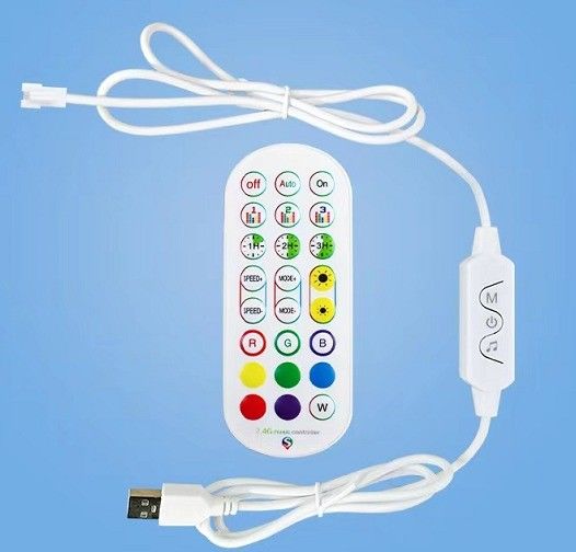 1.5M RGB kleurrijke afstandsbediening LED vloerlamp voor slaapkamer decoratief omgevingslicht