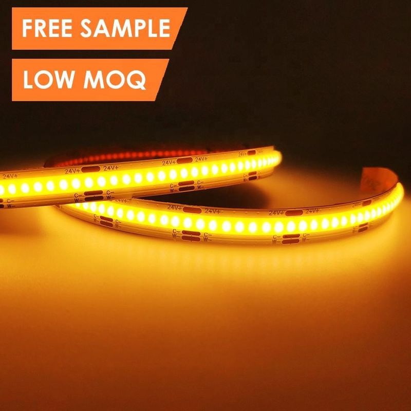 Cob Led Strip Cob Light Strip 5V 12V 24V Op maat gemaakte 50000 uur Levensduur 0,15 kg