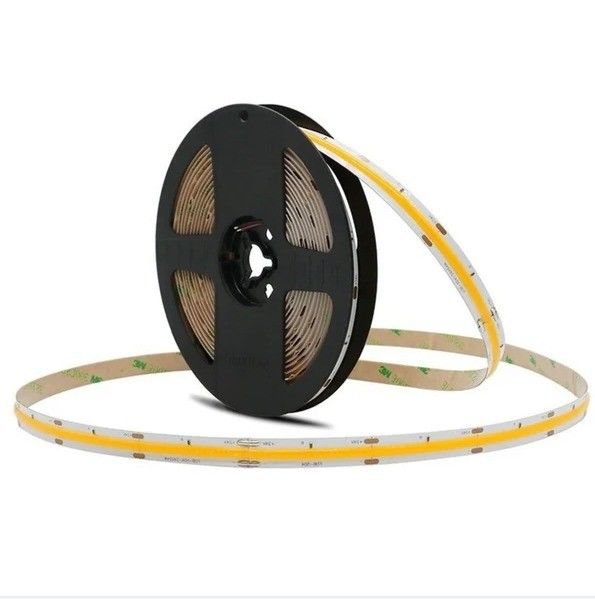 0.15kg IP20 COB 480 LED/M DC24V DC12V Vlekloos en uniform LED-strooklicht CE ROHS 3-