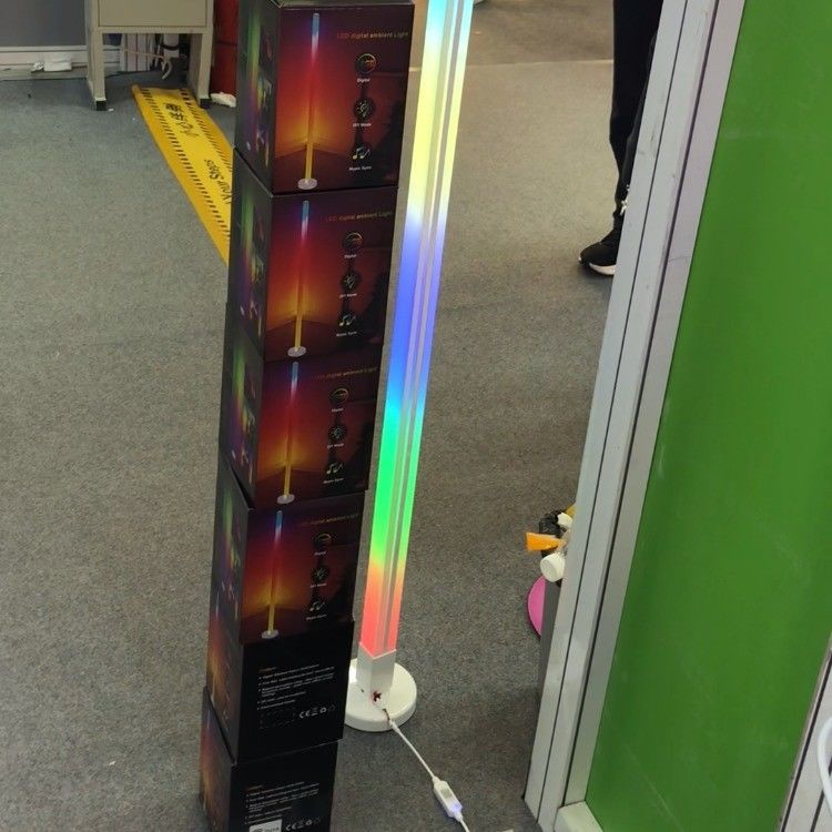 RGB led hoek vloerlamp Home.hotel.lighting Decoratieve functie voor moderne woonkamer