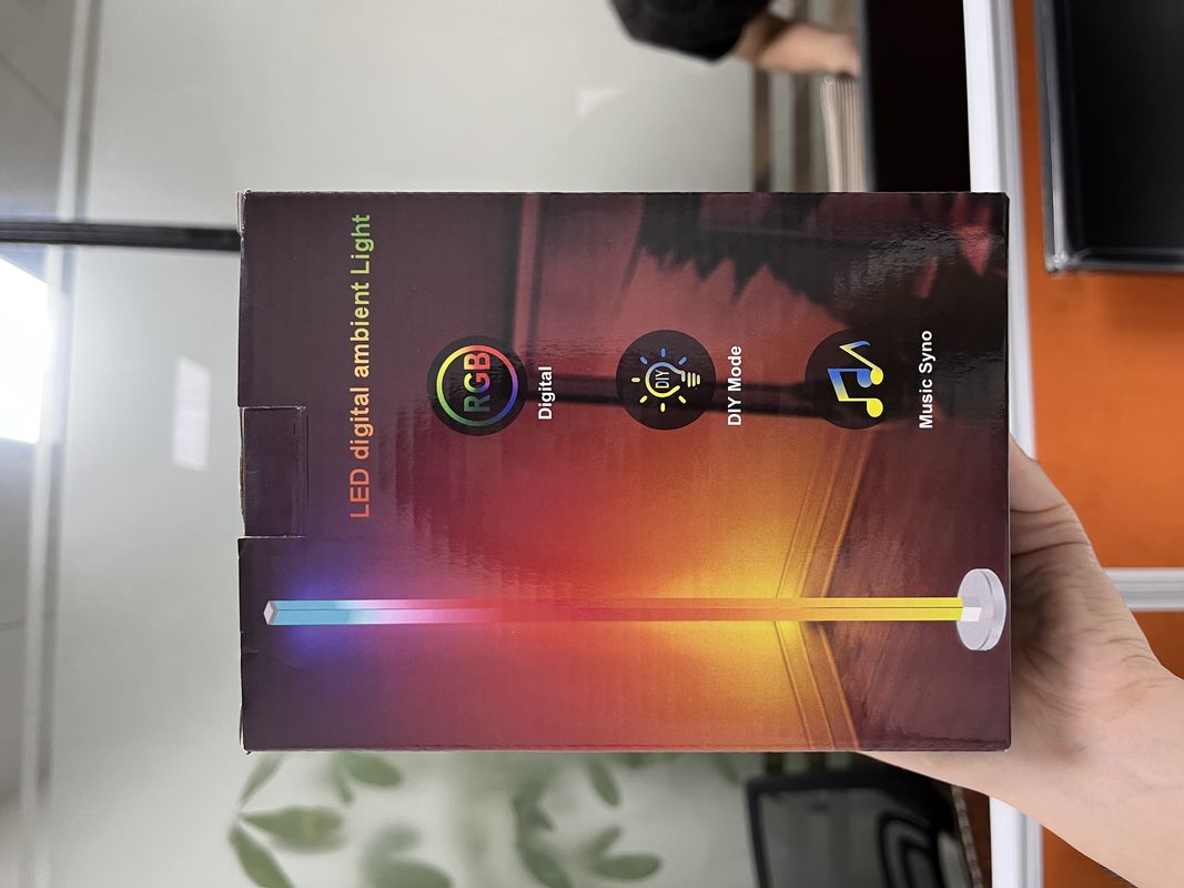 RGB led hoek vloerlamp Home.hotel.lighting Decoratieve functie voor moderne woonkamer