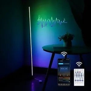 Custom Atmosphere Wifi App en afstandsbediening LED vloerlamp voor slaapkamer in slimme huizen