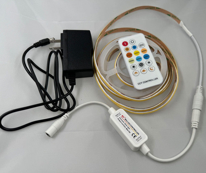 DC12V/24V Input Voltage LED Strip Kit met dimbare COB-lichten en slimme driver