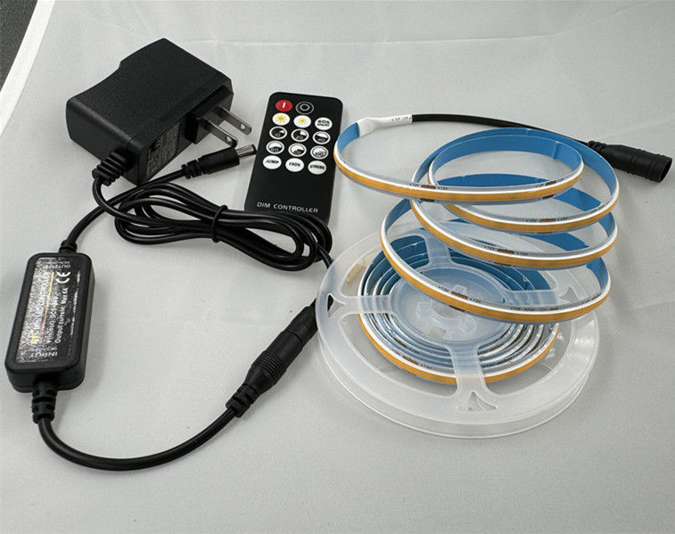 DC12V/24V Input Voltage LED Strip Kit met dimbare COB-lichten en slimme driver