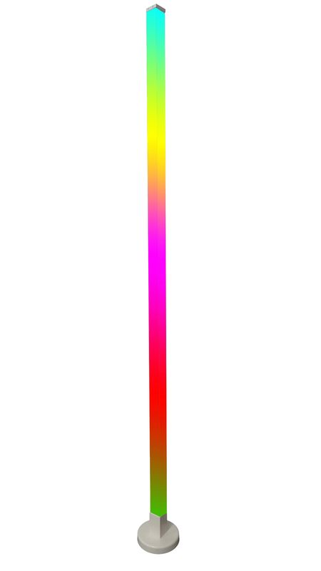 LED RGB vloerlampen Moderne standvloerlamp met afstandsbediening en ondersteunende dimmer